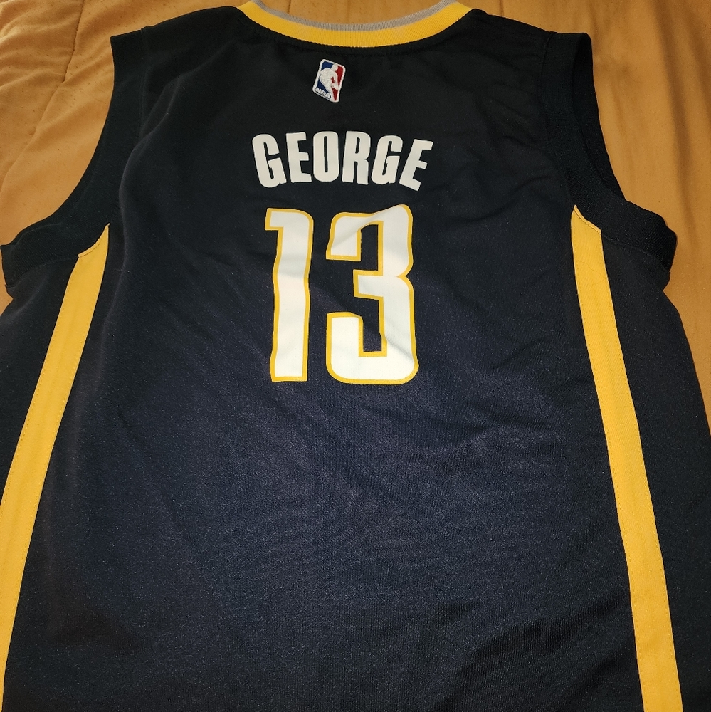 Adidas Paul George Indiana Pacers kids jersey size medium